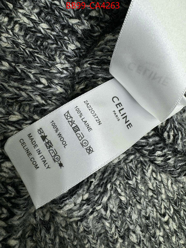 Clothing-Celine 7 star quality designer replica ID: CA4263 $: 99USD