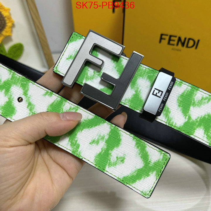 Belts-Fendi aaaaa customize ID: PB9436 $: 75USD