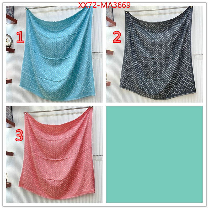 Scarf-LV top quality fake ID: MA3669 $: 72USD