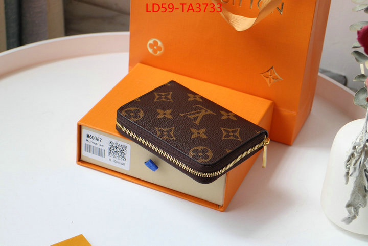 LV Bags(TOP)-Wallet 2024 perfect replica designer ID: TA3733 $: 59USD,