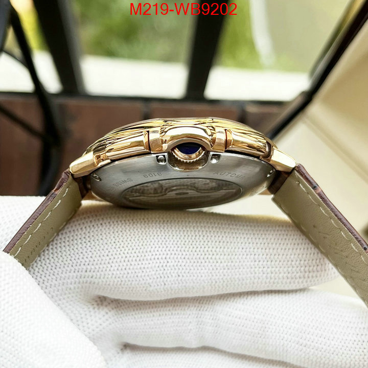 Watch(TOP)-Cartier wholesale designer shop ID: WB9202 $: 219USD