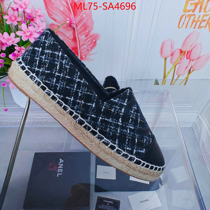 Women Shoes-Chanel what's the best place to buy replica ID: SA4696 $: 75USD