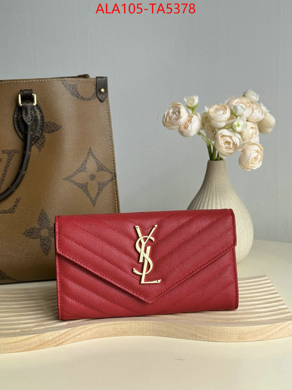 YSL Bags(TOP)-Wallet- best luxury replica ID: TA5378 $: 105USD,