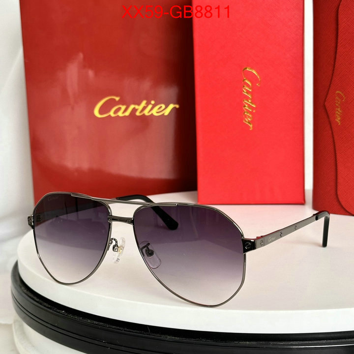 Glasses-Cartier high quality 1:1 replica ID: GB8811 $: 59USD