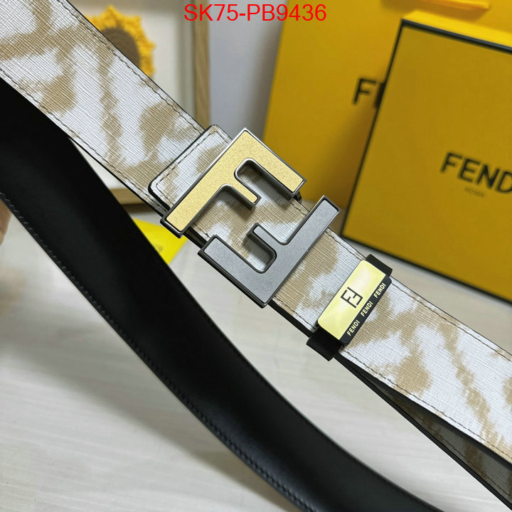 Belts-Fendi aaaaa customize ID: PB9436 $: 75USD