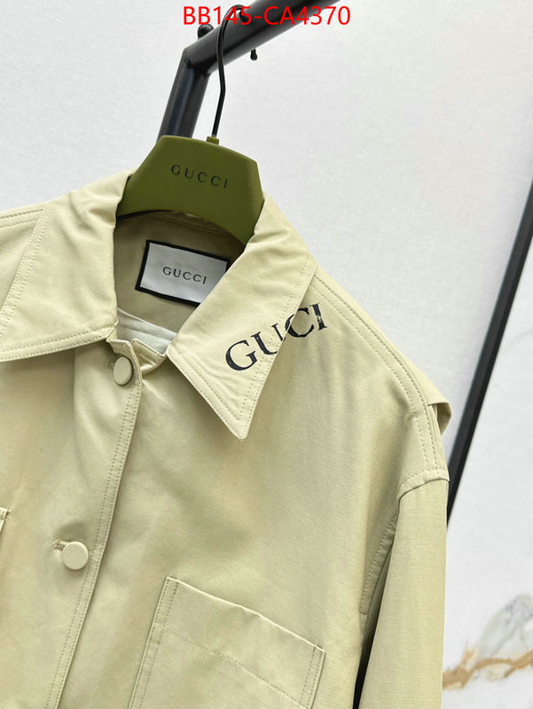 Clothing-Gucci from china 2024 ID: CA4370 $: 145USD