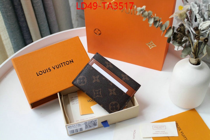 LV Bags(TOP)-Wallet the highest quality fake ID: TA3517 $: 49USD,