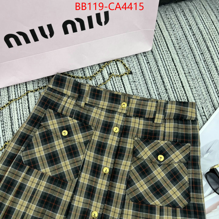 Clothing-MIU MIU sell high quality ID: CA4415 $: 119USD