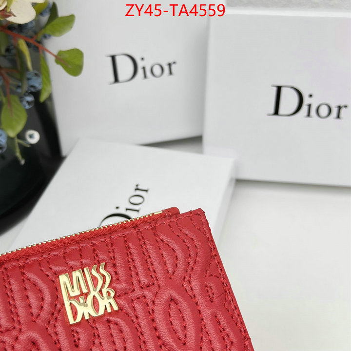 Dior Bags(4A)-Wallet- what is a 1:1 replica ID: TA4559 $: 45USD,