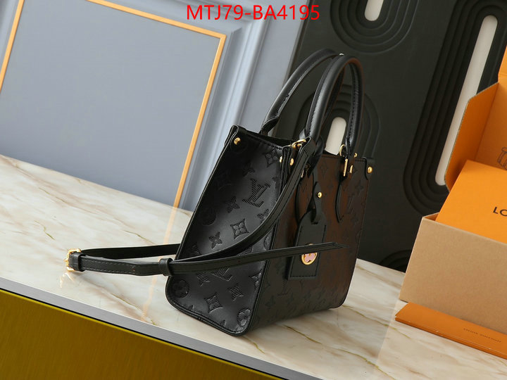 LV Bags(4A)-Handbag Collection- 1:1 replica ID: BA4195 $: 79USD,