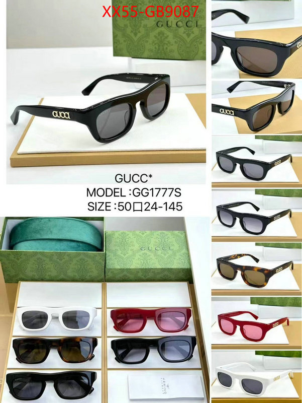 Glasses-Gucci what's the best to buy replica ID: GB9087 $: 55USD