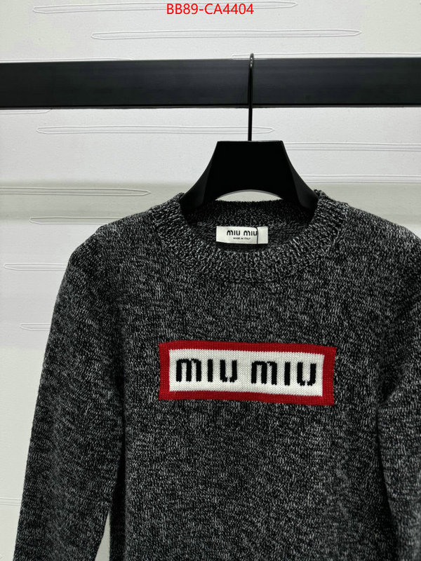 Clothing-MIU MIU customize the best replica ID: CA4404 $: 89USD