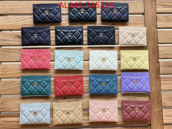 Chanel Bags(TOP)-Wallet- found replica ID: TA5334 $: 45USD,