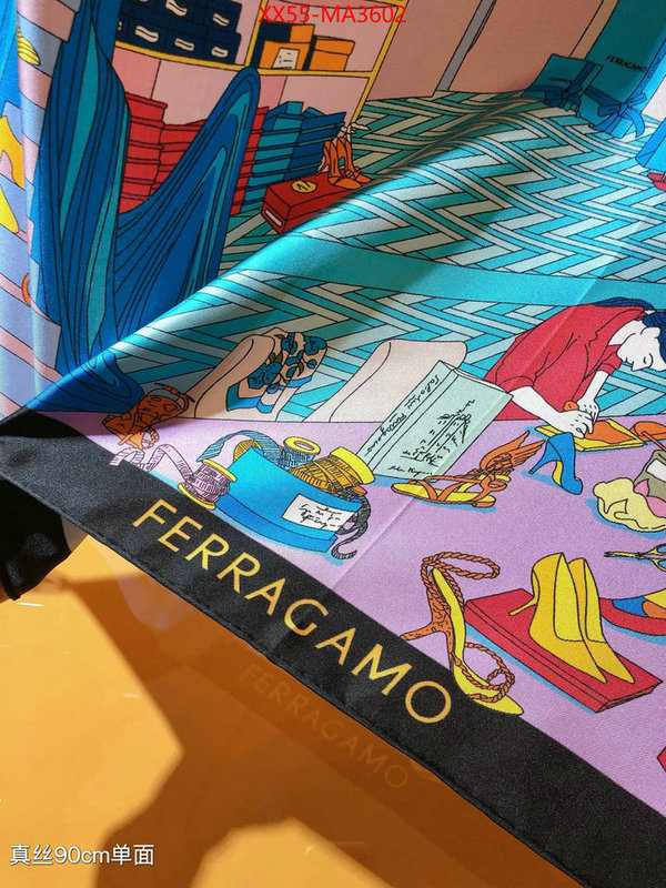 Scarf-Ferragamo from china 2024 ID: MA3602 $: 55USD