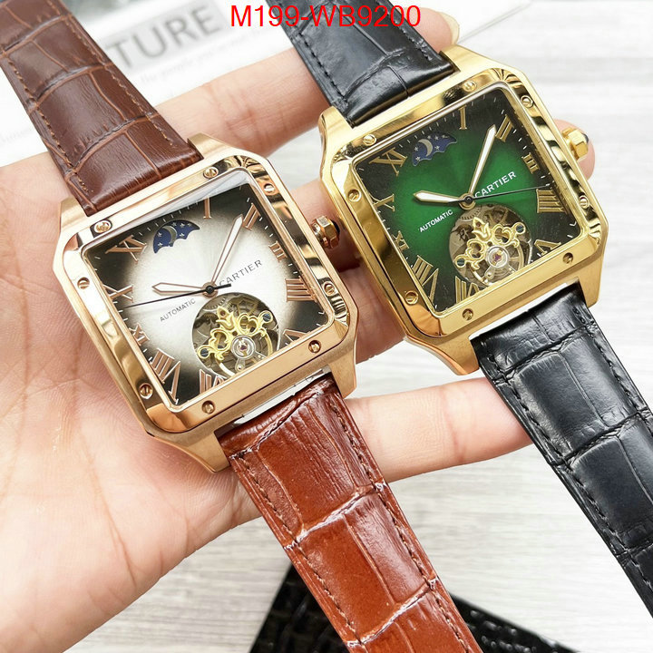 Watch(TOP)-Cartier high-end designer ID: WB9200 $: 199USD