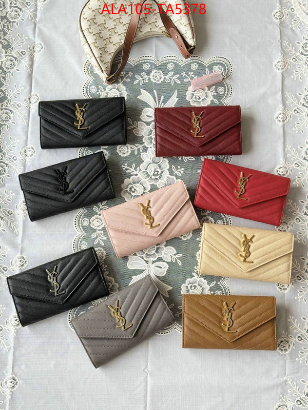 YSL Bags(TOP)-Wallet- best luxury replica ID: TA5378 $: 105USD,