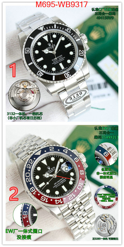 Watch(TOP)-Rolex online store ID: WB9317 $: 695USD