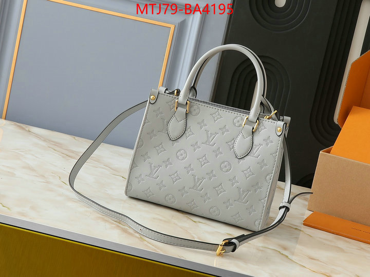 LV Bags(4A)-Handbag Collection- 1:1 replica ID: BA4195 $: 79USD,