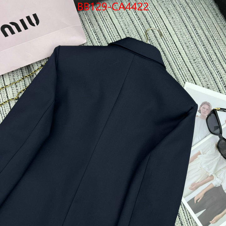 Clothing-MIU MIU fake ID: CA4422 $: 129USD