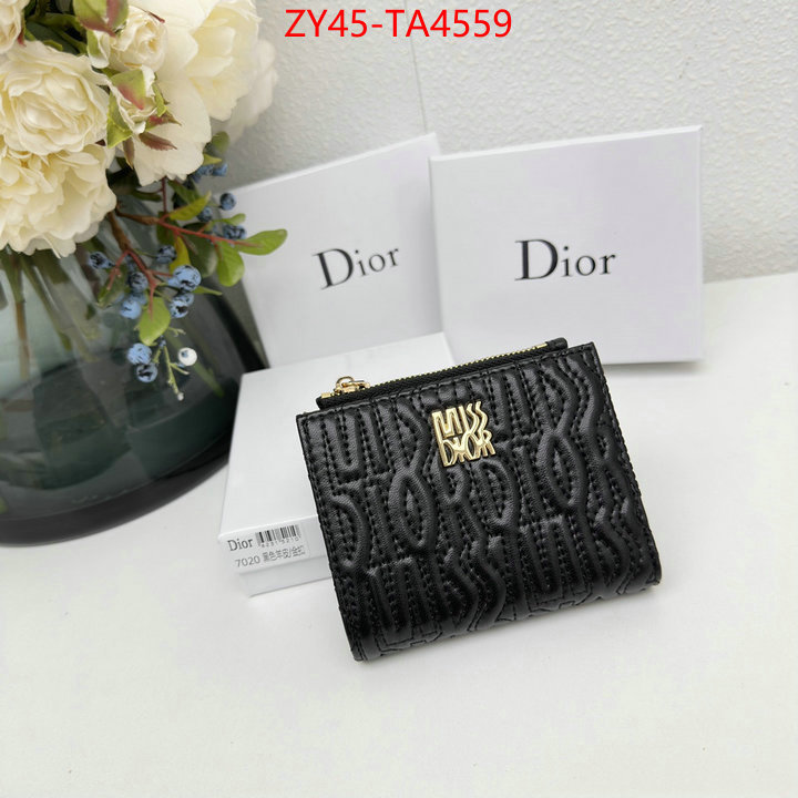 Dior Bags(4A)-Wallet- what is a 1:1 replica ID: TA4559 $: 45USD,