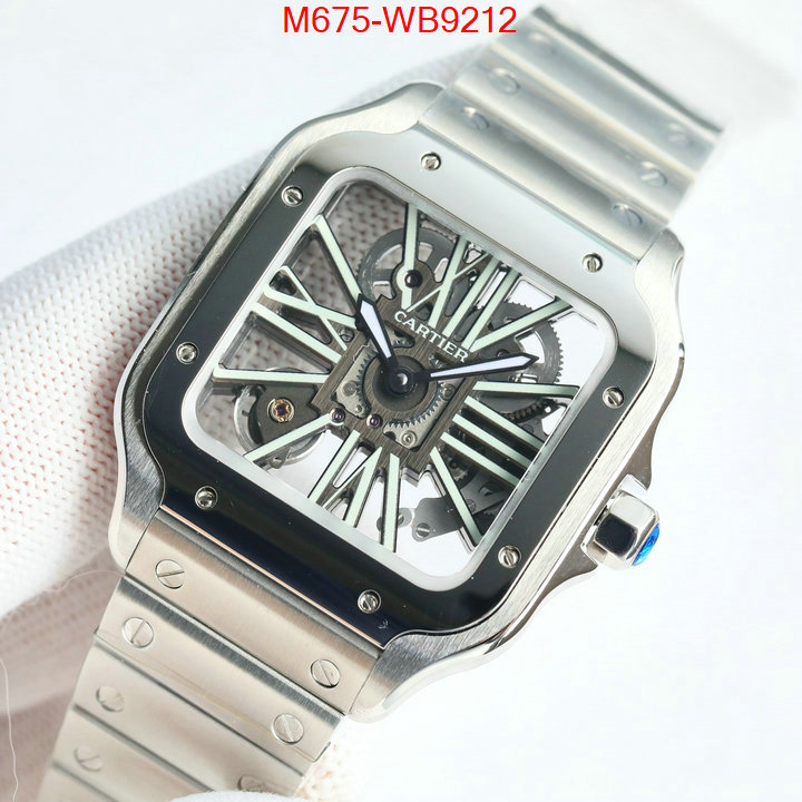 Watch(TOP)-Cartier cheap replica ID: WB9212 $: 675USD