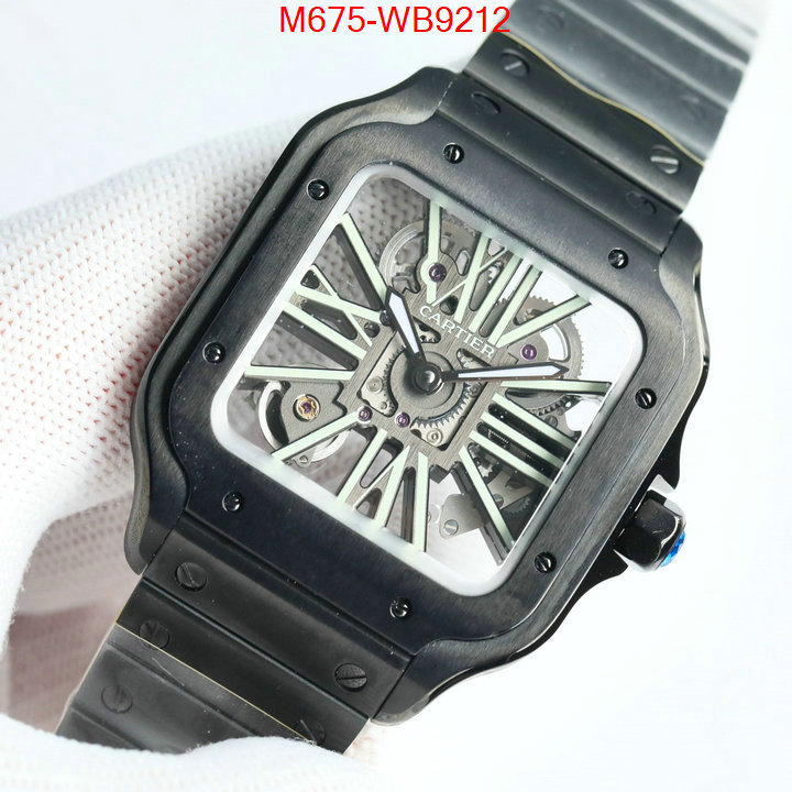 Watch(TOP)-Cartier cheap replica ID: WB9212 $: 675USD