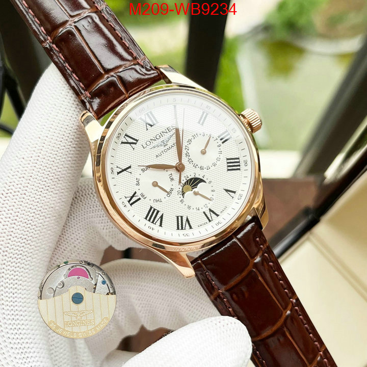 Watch(TOP)-Longines mirror copy luxury ID: WB9234 $: 209USD