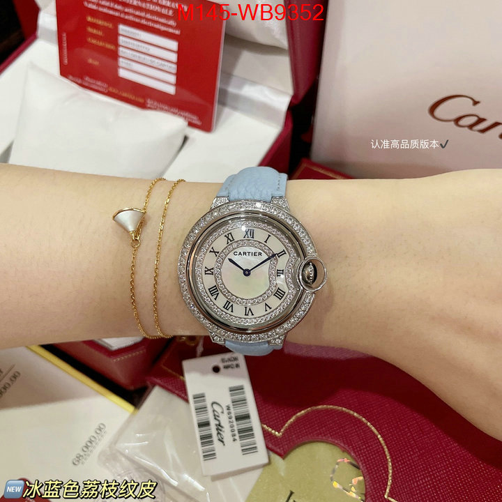 Watch(4A)-Cartier aaaaa quality replica ID: WB9352 $: 145USD