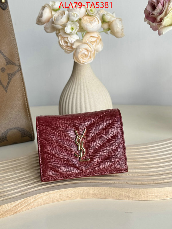 YSL Bags(TOP)-Wallet- find replica ID: TA5381 $: 79USD,