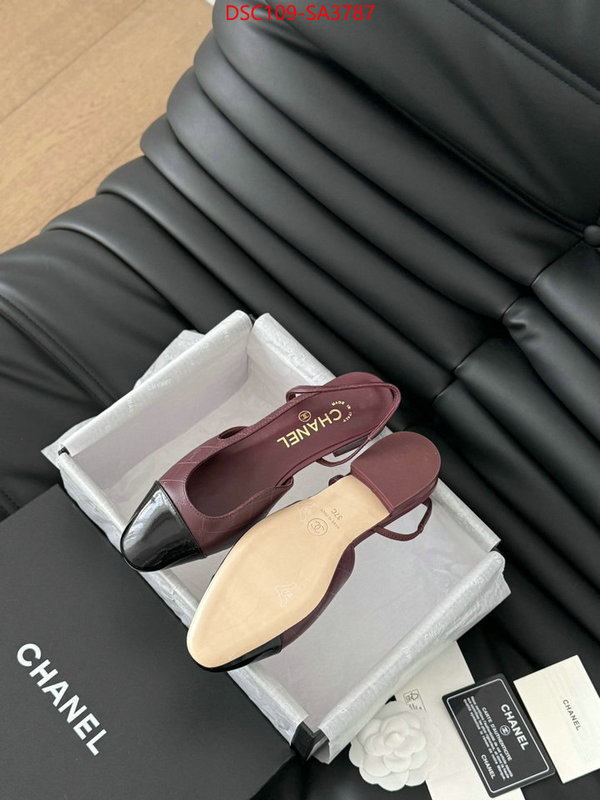 Women Shoes-Chanel 2024 luxury replicas ID: SA3787 $: 109USD