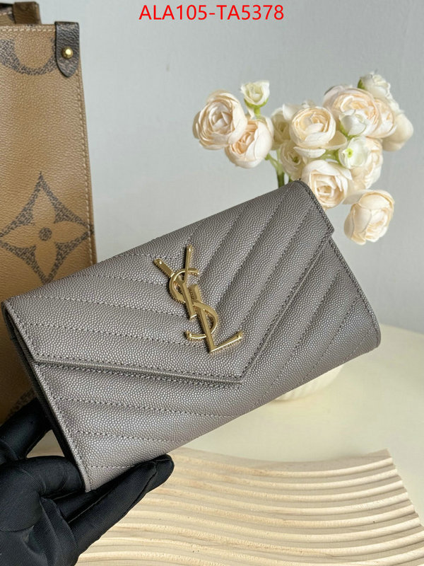 YSL Bags(TOP)-Wallet- best luxury replica ID: TA5378 $: 105USD,