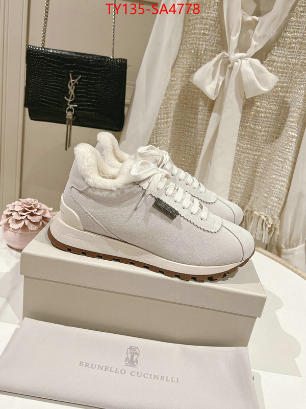 Women Shoes-Brunello cucinelli high-end designer ID: SA4778 $: 135USD