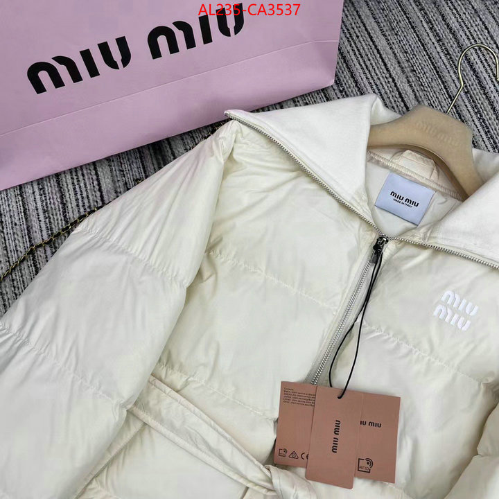 Down jacket Women-Miu Miu designer wholesale replica ID: CA3537 $: 235USD