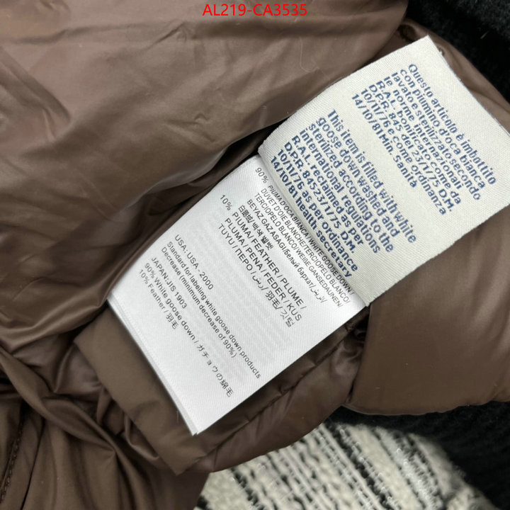 Down jacket Women-Moncler replcia cheap from china ID: CA3535 $: 219USD