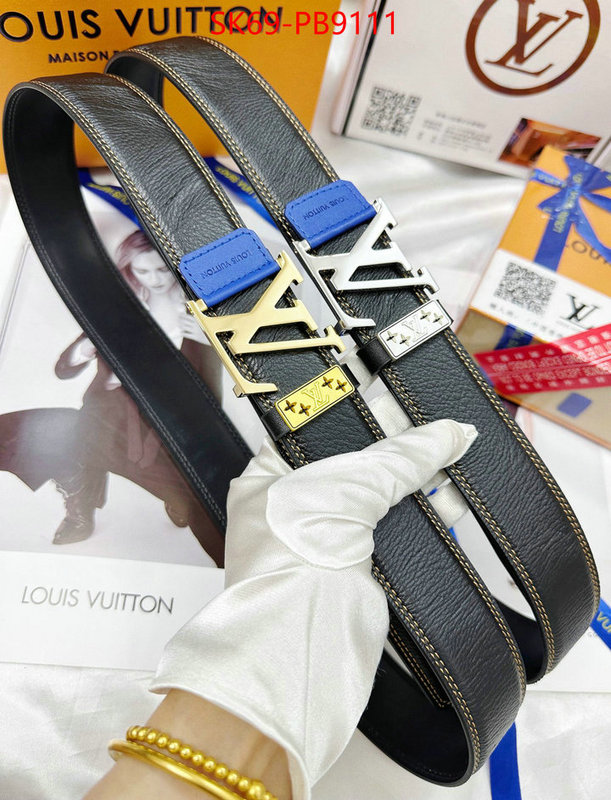 Belts-LV where could you find a great quality designer ID: PB9111 $: 69USD