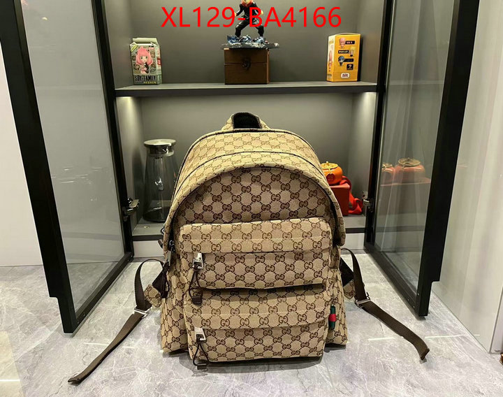 Gucci Bags(4A)-Backpack- perfect ID: BA4166 $: 129USD,