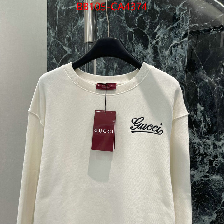 Clothing-Gucci wholesale china ID: CA4374 $: 105USD