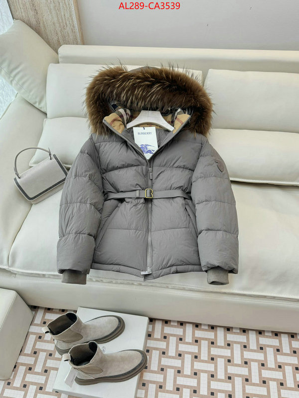 Down jacket Women-Burberry the highest quality fake ID: CA3539 $: 289USD