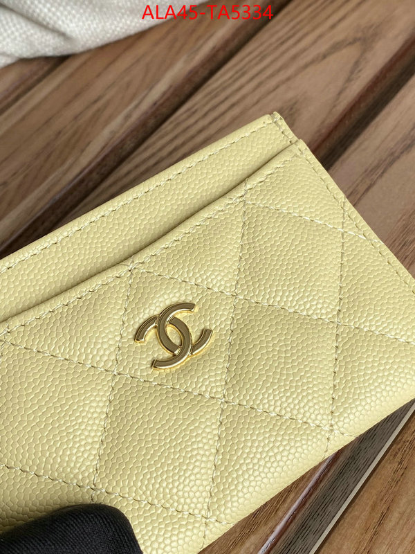 Chanel Bags(TOP)-Wallet- found replica ID: TA5334 $: 45USD,