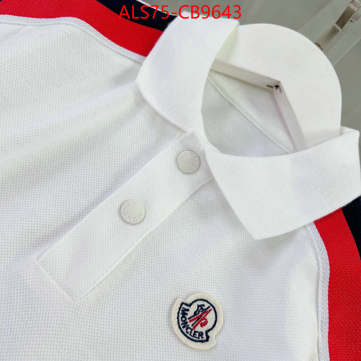 Kids clothing-Moncler where to buy high quality ID: CB9643 $: 75USD