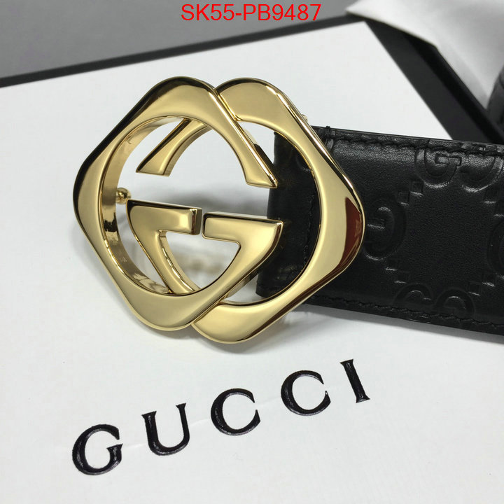 Belts-Gucci top quality fake ID: PB9487 $: 55USD