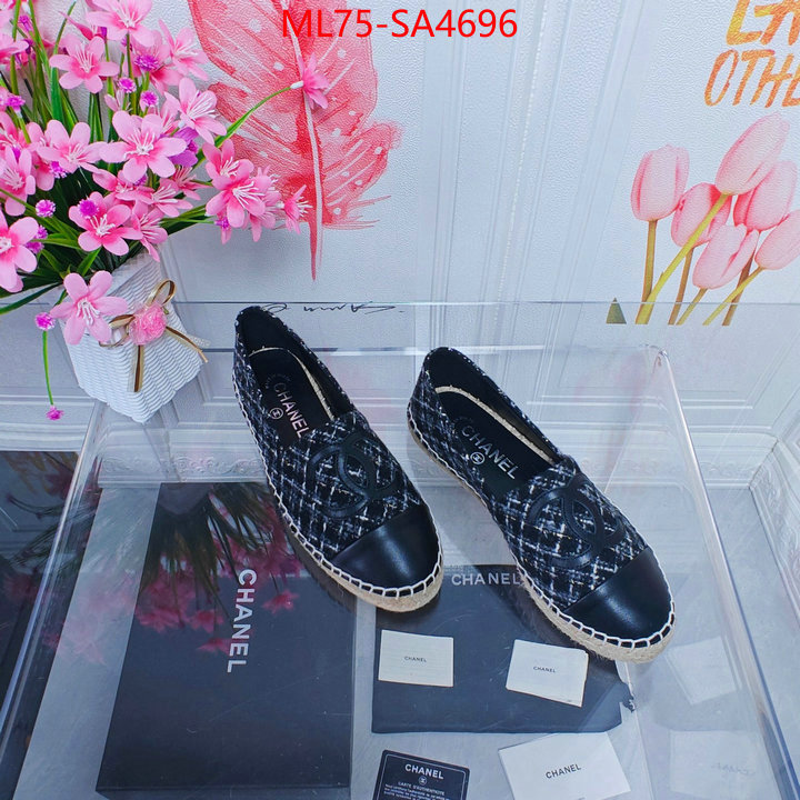 Women Shoes-Chanel what's the best place to buy replica ID: SA4696 $: 75USD