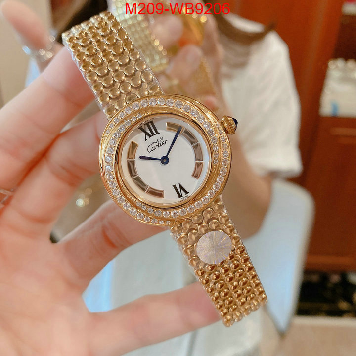 Watch(TOP)-Cartier buy replica ID: WB9206 $: 209USD