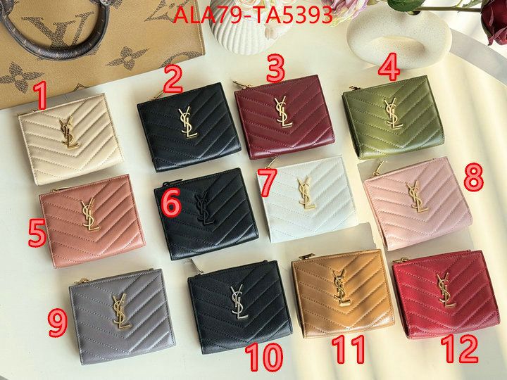 YSL Bags(TOP)-Wallet- what best replica sellers ID: TA5393 $: 79USD,