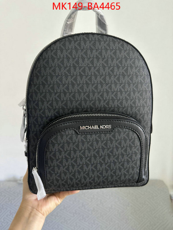 Michael Kors Bags(TOP)-Backpack- from china ID: BA4465 $: 149USD,