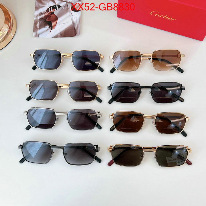 Glasses-Cartier best quality designer ID: GB8830 $: 52USD