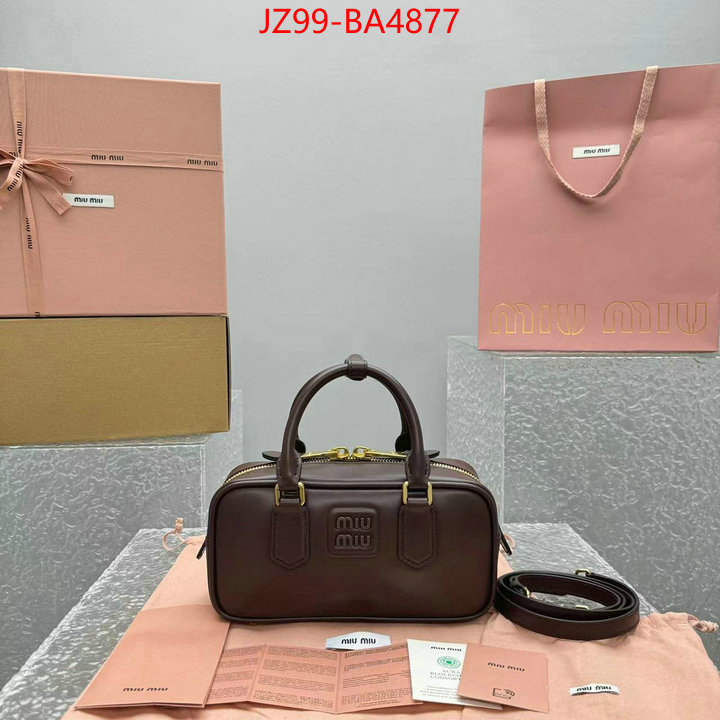 Miu Miu Bags(4A)-Handbag- shop the best high quality ID: BA4877 $: 99USD,