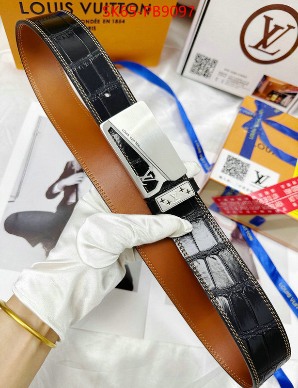 Belts-LV designer high replica ID: PB9097 $: 65USD