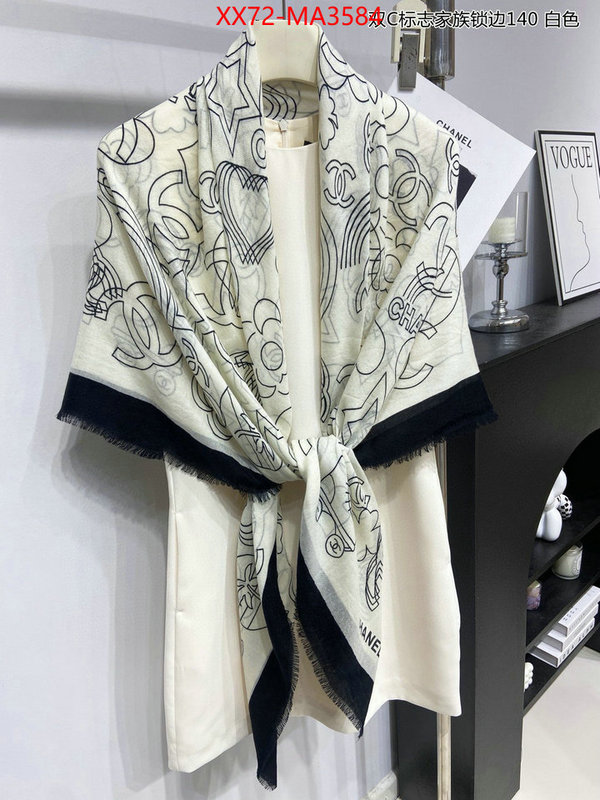 Scarf-Chanel perfect quality designer replica ID: MA3584 $: 72USD