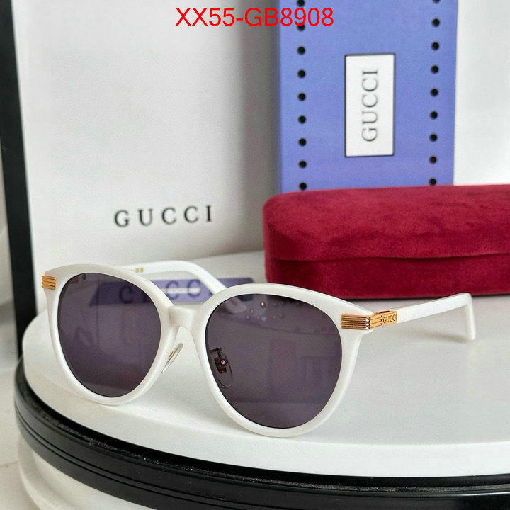 Glasses-Gucci perfect quality ID: GB8908 $: 55USD